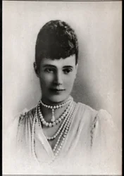 Portrait de Maria Feodorovna (1847-1928), Impératrice consort de Russie